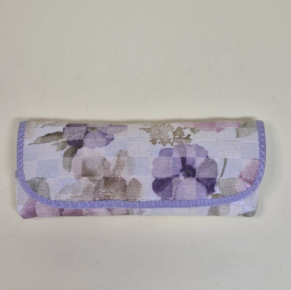 Floral Purple Glasses Case